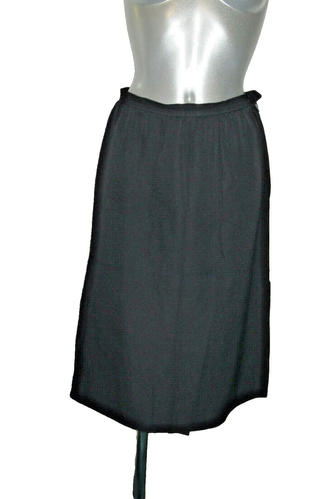 Chic Gonna Blu Navy Saint Laurent Left Bank Taglia 40 Fr come Nuovo