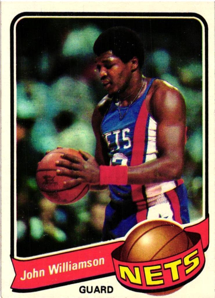 JOHN WILLIAMSON 1979-80 Topps Basketball #55  FREE SHIPPING  B16R3S28P12