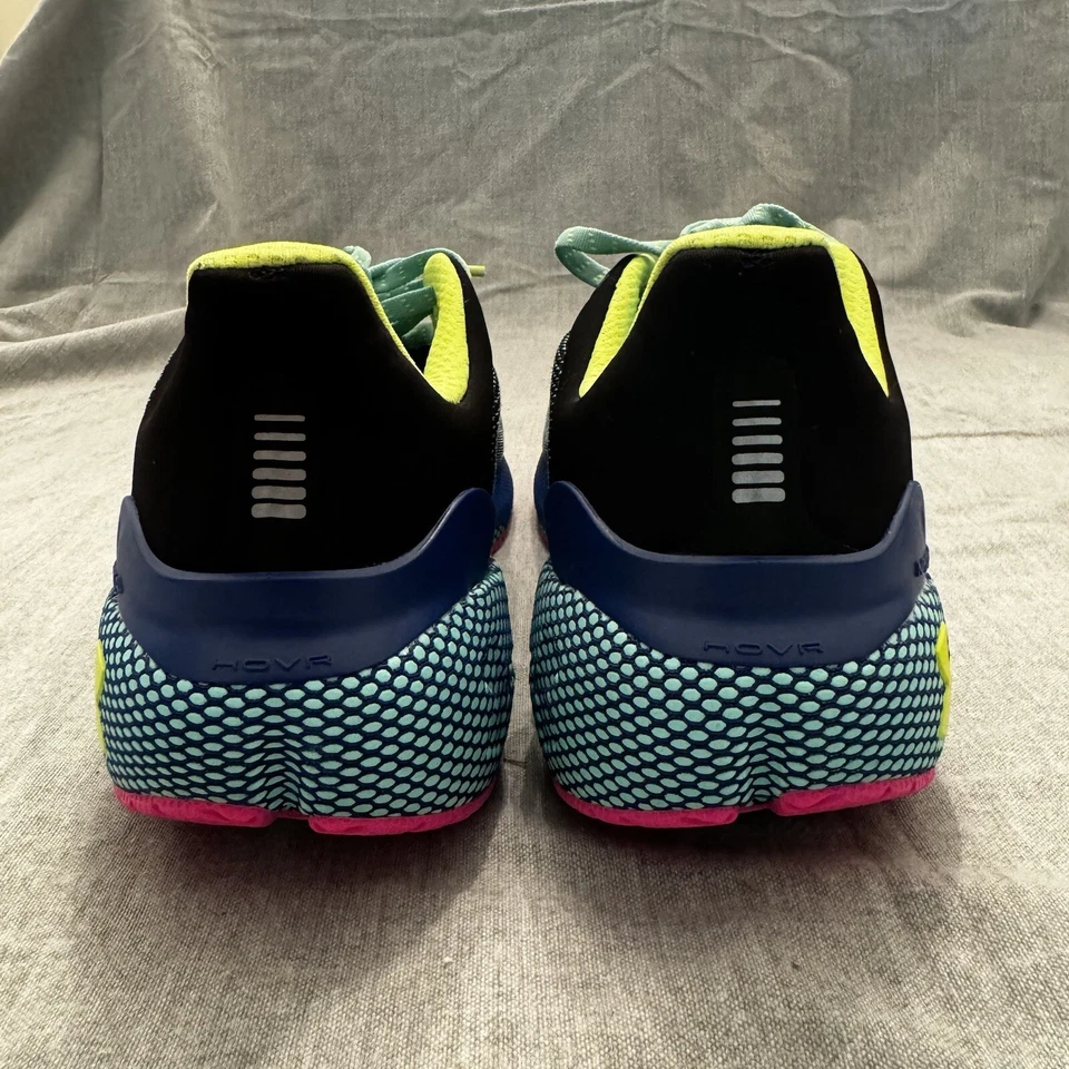 Under Armour Hovr Machina 3 Para hombres Talla 9.5 Zapatos para Correr Verde Neón/Negro Foto 4 de 4