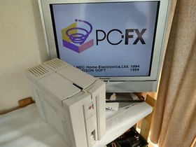 NEC PC PC-FX Console, the Mouse and AV cable set, Working-g0122-
