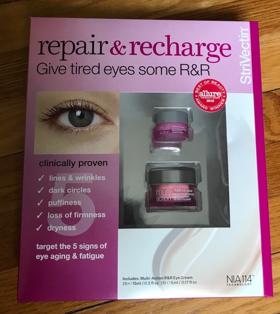 StriVectin Multiaction Repair & Recharge Eye Cream Nia114 Technology
