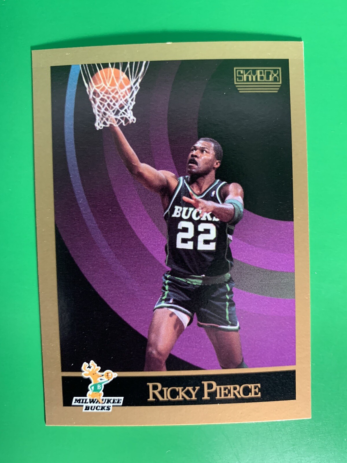 1990-91 SkyBox Ricky Pierce #162 Milwaukee Bucks