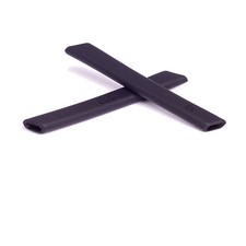 Walleva Black Replacement Sock Kits Earsocks For Oakley Jawbone Sunglasses