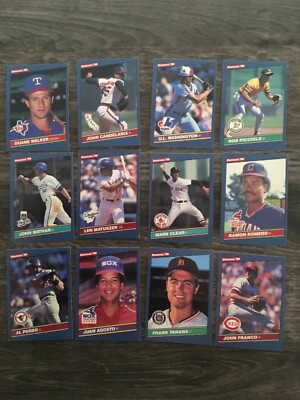 1986 Donruss #251-500 You Pick Complete Your Set RC Stars HOF