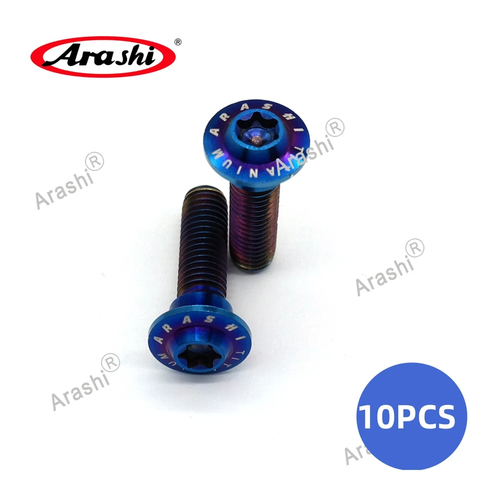 Rotor de freno delantero M8 pernos para Kawasaki Ninja ZX10R 2004-2007 ZX-12R 2000-2003 Foto 2 de 4