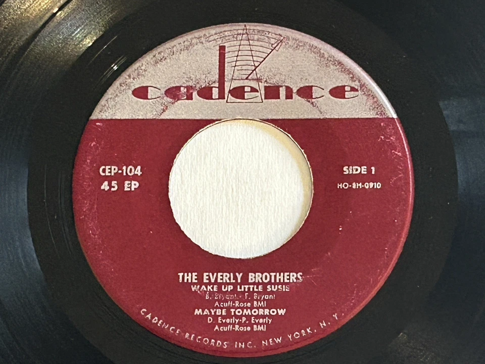 The Everly Brothers 4-Song EP Cadence CEP-104 45/Picture Cover - Image 3 of 4