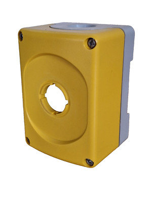 ABB Modulares Drucktastengehäuse 1 Loch gelb 22 mm Durchmesser Kunststoff MEPY1-0