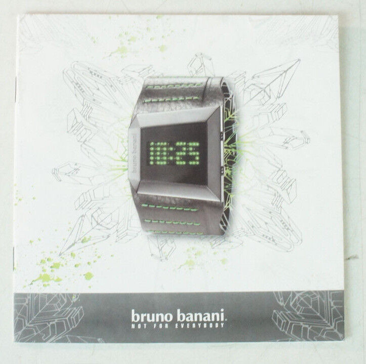 Bruno Banani Brochure Not for Everybody Chronograph Wristwatch B11437