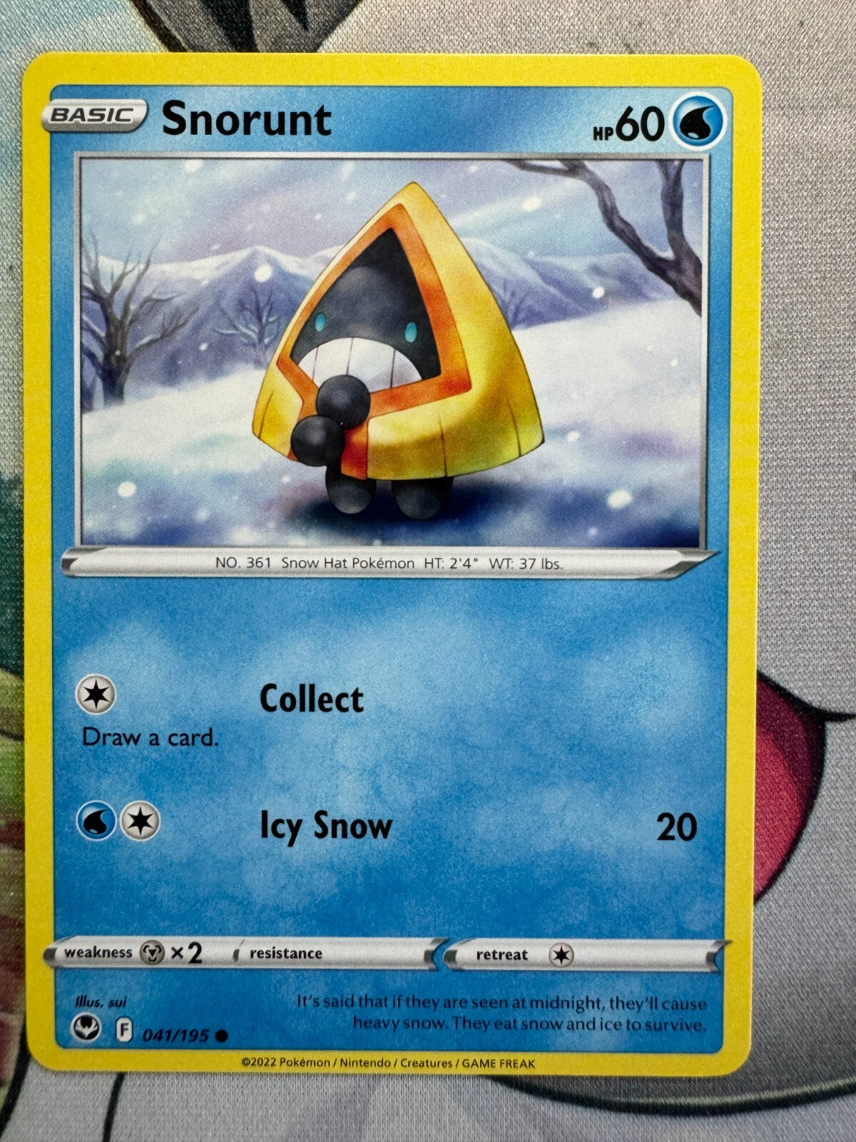 Snorunt Non Holo English Pokemon TCG BKI326