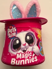 Pets Alive Magic Bunnies Electronic Robot Toy Light up Interactive Plush by ZURU