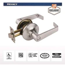 Universal Hardware Light Duty Commercial Privacy Lever ADA ANSI Grade 2 Satin