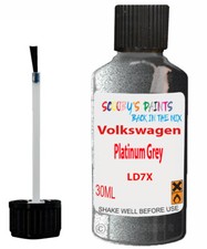 Paint Touch Up for VOLKSWAGEN PLATINUM GREY Code LD7X JETTA