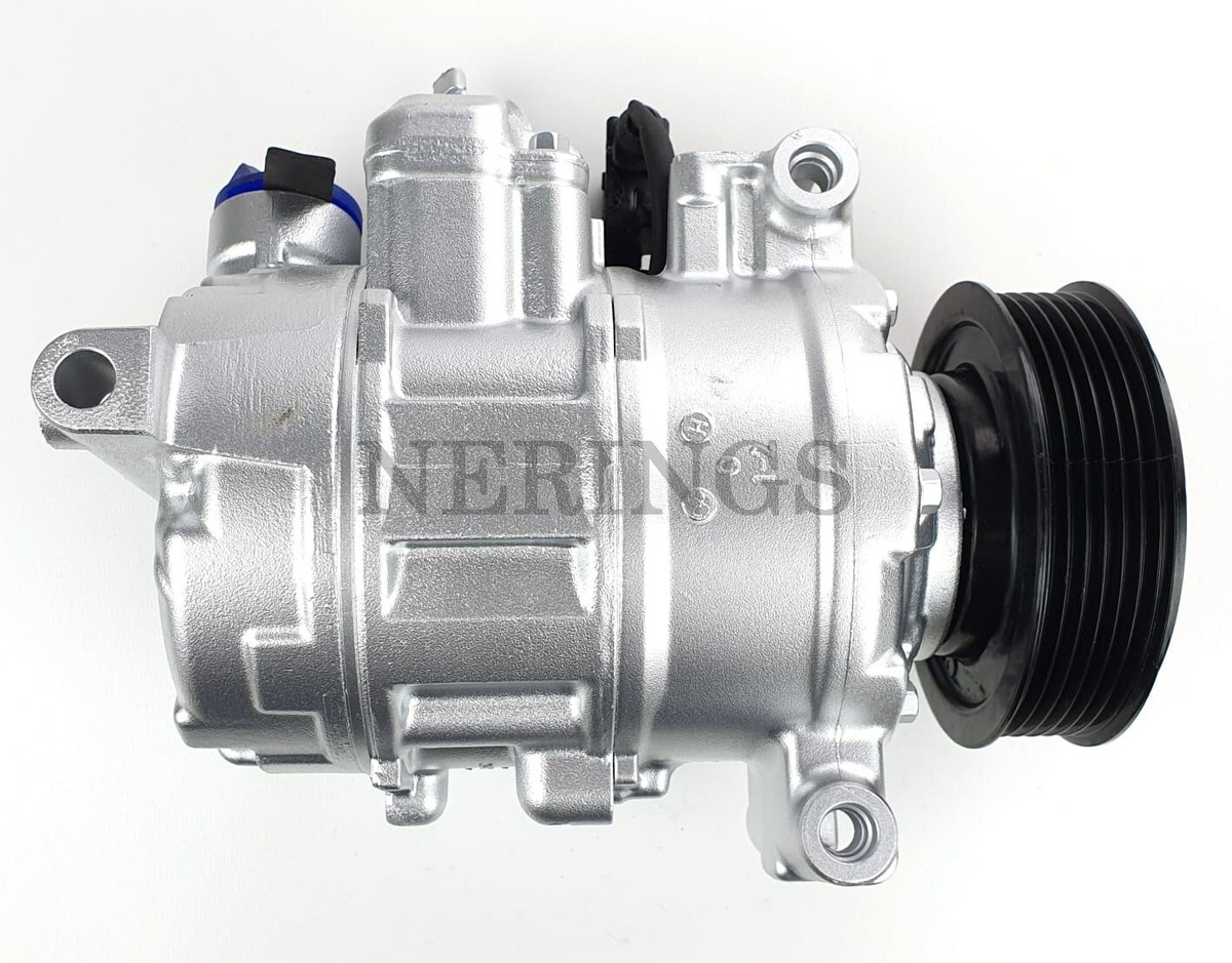 A/C Compressor With 6-Groove Pulley For Audi A6, Q5, S4, S5 (2006-2011) - V6 3.0L/3.2L 8 thumbnail image