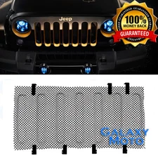 Bug Screen Mesh Stainless Grille Insert Cover Grill fit 07-17 Jeep Wrangler JK