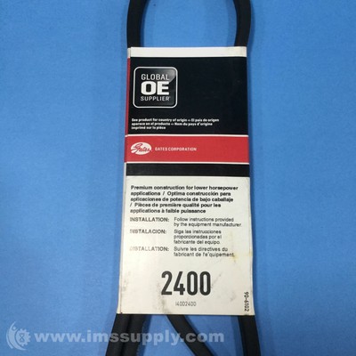 Gates 2400 Truflex Belt Light Duty Industrial V-Belt Length)