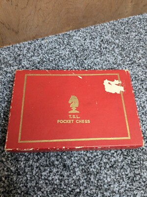 Vintage T.S.L Taschenschachspiel
