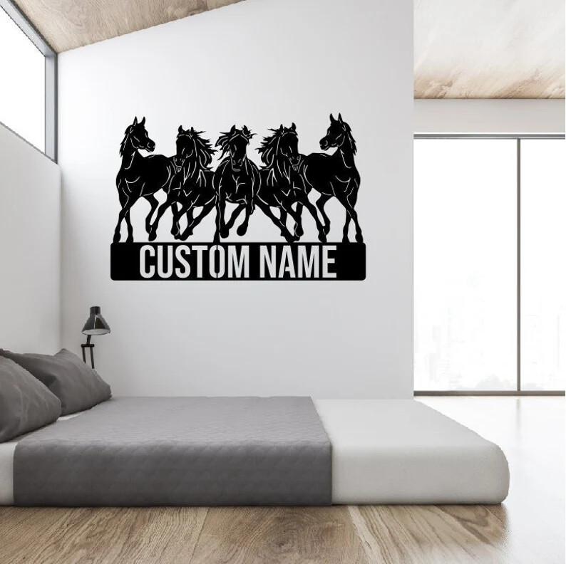 3D Metal Acrylic Silhouette Wall Art - Personalized USA Home Decor