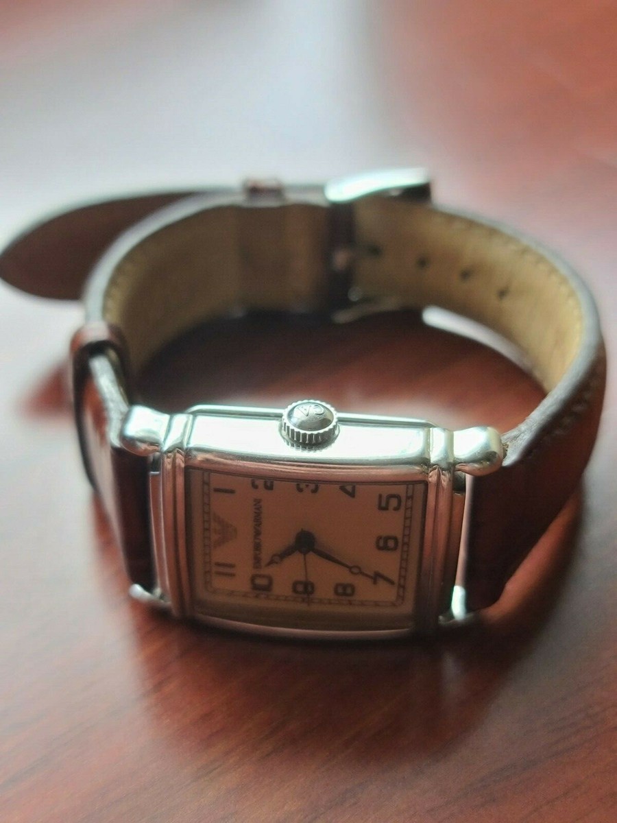 EMPORIO ARMANI ベージュ ベスト　レザー Emporio Armani Womens Watch - AR-204 | eBay