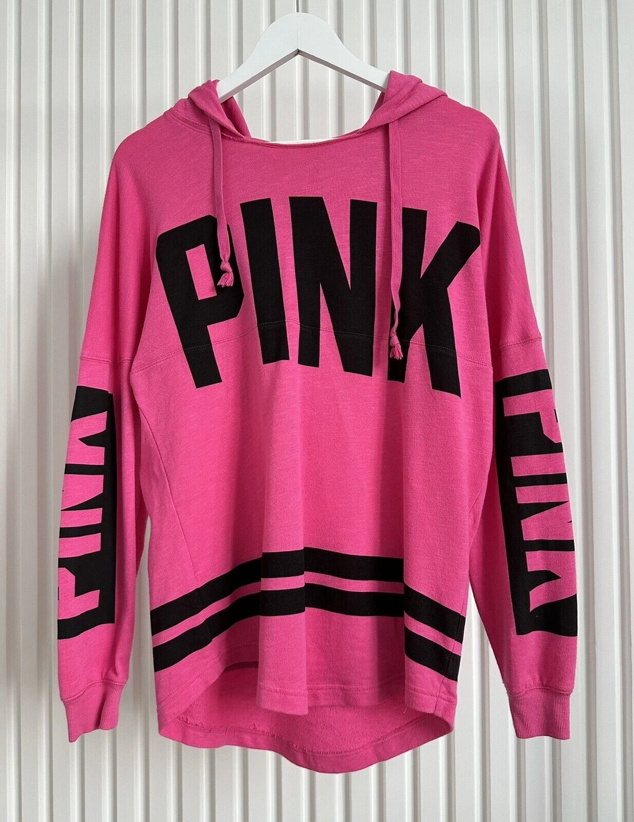 Victoria’s Secrets Pink Logo Oversize Hoodie Jacket Women’s Size S