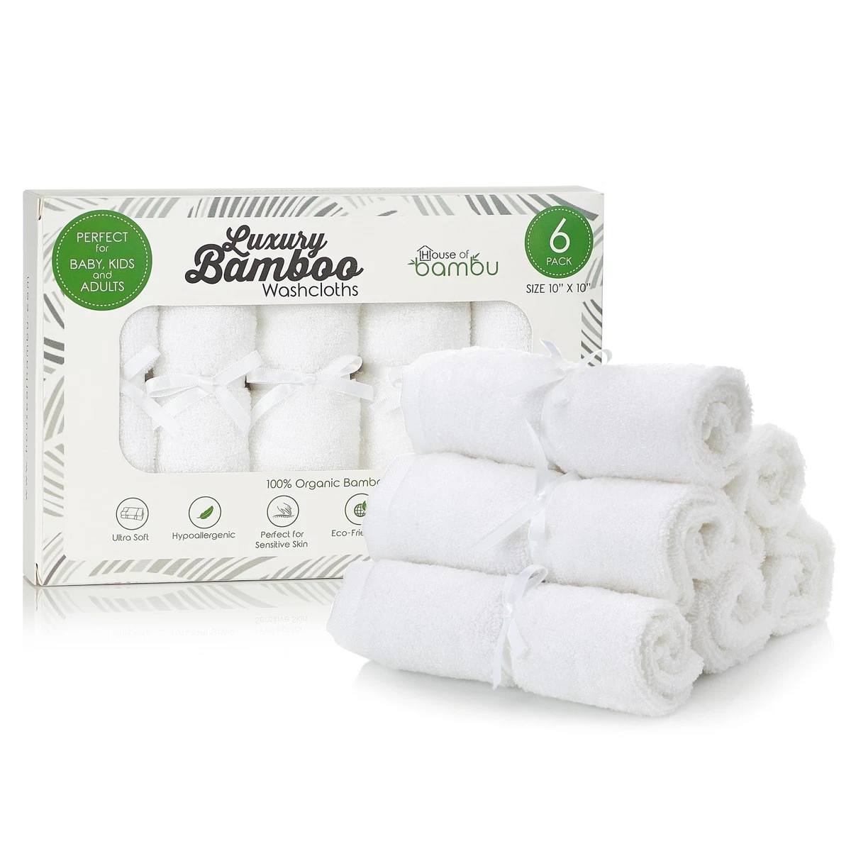 Bamboo washcloths baby sales