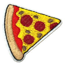 Patch Sew On Iron On Embroidered Clothing Hats Jackets Coat Pizza Food New A287