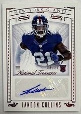 2015 Panini National Treasures Signatures #175 Landon Collins Rookie RC /21