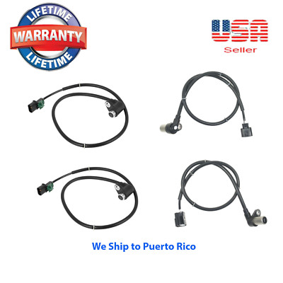4 ABS Wheel speed Sensor Front Rear Right & Left Fit Montero SPORT 1999-2004