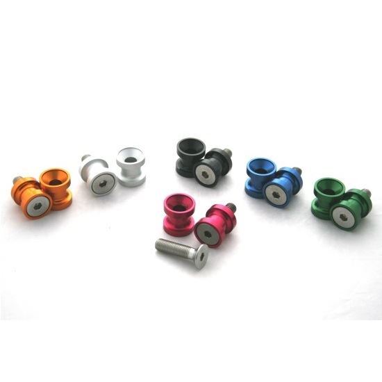 R&G Paddock Stand Bobbins M8 Green Honda CBR600RR 2003 - 2007