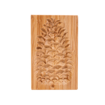 Christmas Wooden Gingerbread Carved Shortbread Mold Cookie Cutter Molds