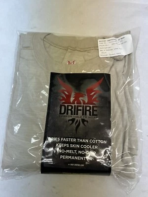 Drifire FR Base Layer Long Sleeve Shirt Desert Sand Flame Resistant Top XXL