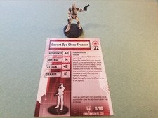 Star Wars Miniatures Custom w/ Card Covert Ops Clone Trooper