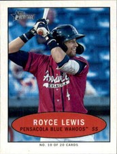 2020 Topps Heritage Minor League 1971 Bazooka Numbered Test #10 Royce Lewis