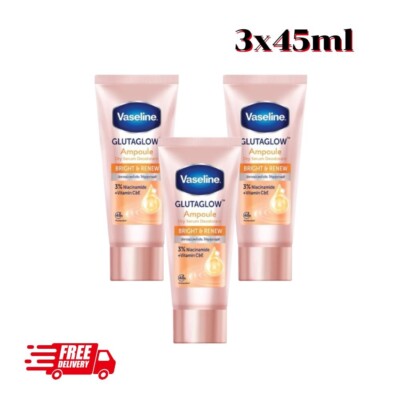 Vaseline Glutaglow Ampoule Dry Serum Deodorant Bright & Renew 3x45ml