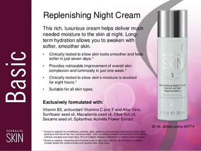 herbalife night cream