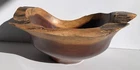Arturo Solano (20th Century , Costa Rica) Superb Hand Carved Wood Massive Bowl