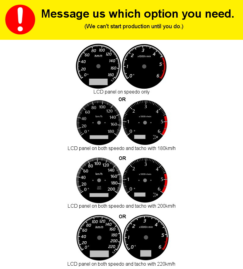 Plastic BLACK DIALS for Patrol GU gauge speedo tacho dial cluster eBay