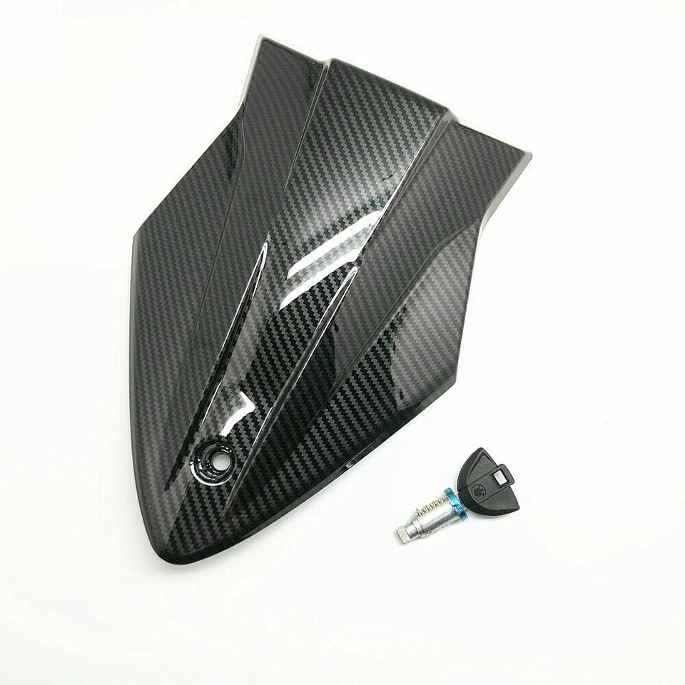 Chave de trava de carenagem traseira do assento do passageiro para BMW S1000RR 2015-2018 fibra de carbono - Imagem 2 de 4