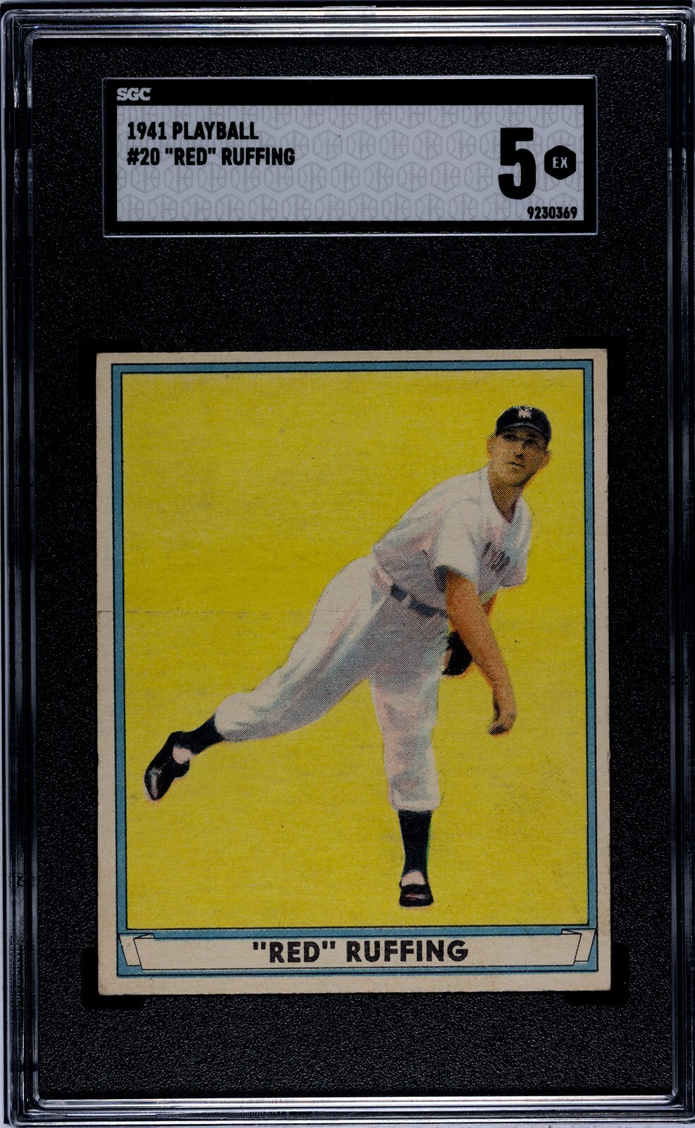 1941 Playball Red Ruffing # 20 SGC 5