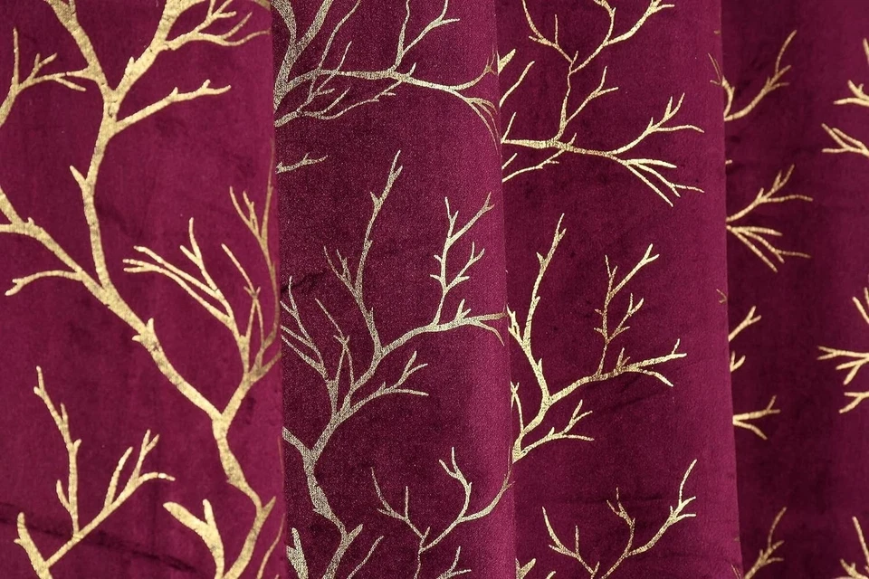 Nuevo juego de cortinas de puerta con ojales oscurecedores de habitación de 2 piezas - 7 pies Foto 3 de 4