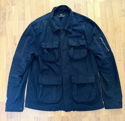Alpha Industries Herren Field Jacket Ripstop Cargo Overshirt Gr. L schwarz - Bild 1 von 2