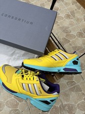 Adidas Zx 8000 Consortium Bleu Et Jaune Brillant  In Hand Ready To Ship 44EU