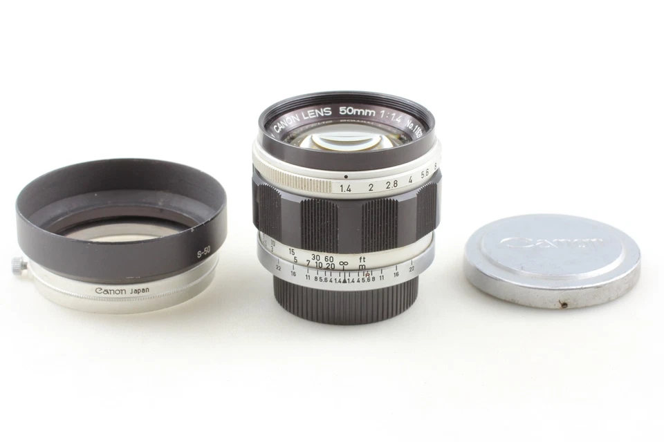 [COMO NUEVO] Lente de montaje con tornillo Canon 50 mm f/1,4 L39 LTM Leica de JAPÓN Foto 2 de 4