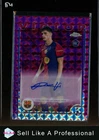 PAU VITOR TOPPS 59/75 CA-PV 2025 CHROME UCL BARCELONA ENGLISH AUTO ROOKIE CARD