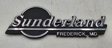 Vintage Sunderland Chevrolet Frederick Maryland Metal Dealer Badge Emblem Tag Md Vintage Sunderland Chevrolet Frederick Maryland Metal Dealer Badge Emblem Tag Md