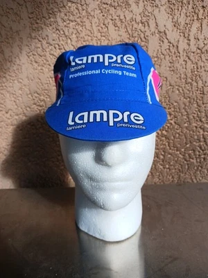Vintage Casquette Cyclisme.LAMPRE Tour De France .Original - Photo 1/4