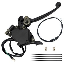 7/8" 22mm Thumb Throttle Cable with Dual Brake Lever Assembly for 50cc 90cc 1...
