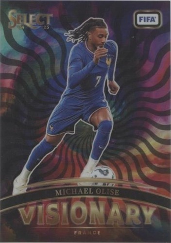 2023-24 Panini Select Michael Olise Field Level Crystal Palace Red
