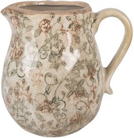 Dekorationskanne Keramik 20X16X20 Cm Beige Clayre & Eef