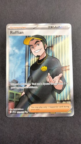 Pokemon TCG Ruffian - Ultra Rare SV09: Journey Together 181/159 Card TCG B
