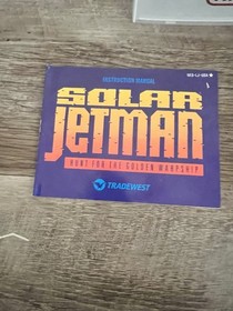 Solar Jetman: Hunt For The Golden Warpship (Nintendo NES) con manual